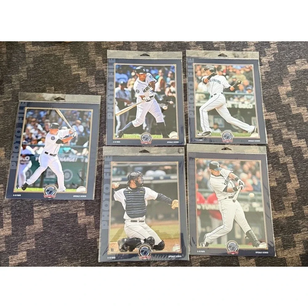 Seattle Mariners 8x10 Photo File Lot Montero, Morse, Wilson, Seager, Gutierrez